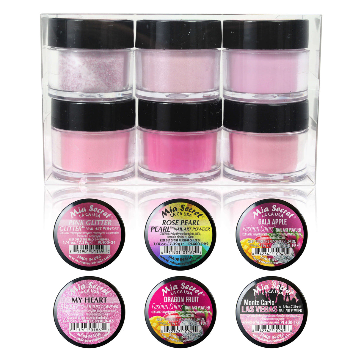 La Vie En Rose Colored Acrylic Powder Collection (Remix series)