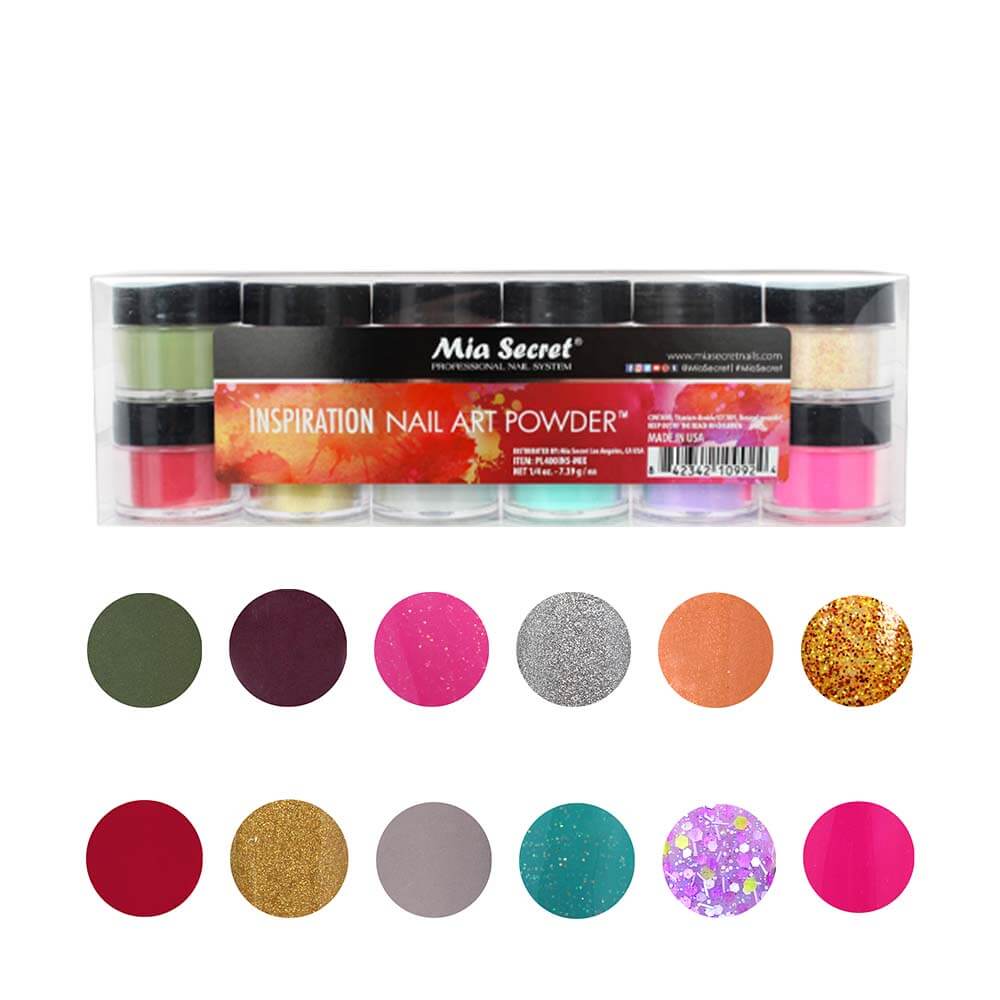 Inspiration Nail Art Powder Collection (12PC)